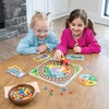 image:imagePeaceable Kingdom Round the Mountain Cooperative Board Game for Kids  Color Matching Train Game with Wooden Pieces No Reading Required Ages 3 24 Players