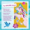 image:imagePeaceable Kingdom Shimmery Unicorn Floor Puzzle  44Piece Giant Floor Puzzle for Kids Ages 3 amp up  FunShaped Puzzle Pieces  Great for Classrooms