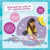 image:imagePeaceable Kingdom Shimmery Unicorn Floor Puzzle  44Piece Giant Floor Puzzle for Kids Ages 3 amp up  FunShaped Puzzle Pieces  Great for Classrooms