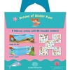 image:imagePeaceable Kingdom Sticker Fun Mermaid Reusable Sticker Tote