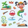 image:imagePeaceable Kingdom Sticker Fun Mermaid Reusable Sticker Tote