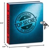 image:imagePeaceable Kingdom Top Secret Diary with Invisible Ink Pen  Lockable Journal for Kids with Secret Message Light 208 Lined Pages Ages 6 and Up