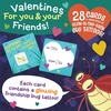 image:imagePeaceable Kingdom Valentines Box for Kids Valentines Day Box Kit for Valentines Cards for Kids Classroom  Rainbow Mailbox Kit28 Glow in the Dark Bug Tattoos