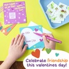 image:imagePeaceable Kingdom Valentines Box for Kids Valentines Day Box Kit for Valentines Cards for Kids Classroom  Rainbow Mailbox Kit28 Glow in the Dark Bug Tattoos