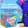 image:imagePeaceable Kingdom Valentines Box for Kids Valentines Day Box Kit for Valentines Cards for Kids Classroom  Rainbow Mailbox KitBackpack Charm Valentines