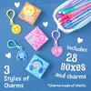 image:imagePeaceable Kingdom Valentines Box for Kids Valentines Day Box Kit for Valentines Cards for Kids Classroom  Rainbow Mailbox KitBackpack Charm Valentines