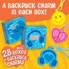 image:imagePeaceable Kingdom Valentines Box for Kids Valentines Day Box Kit for Valentines Cards for Kids Classroom  Rainbow Mailbox KitBackpack Charm Valentines