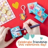 image:imagePeaceable Kingdom Valentines Box for Kids Valentines Day Box Kit for Valentines Cards for Kids Classroom  Rainbow Mailbox KitCapybara Charm Valentines