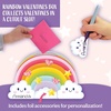 image:imagePeaceable Kingdom Valentines Box for Kids Valentines Day Box Kit for Valentines Cards for Kids Classroom  Rainbow Mailbox KitRainbow Mailbox Kit