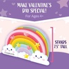 image:imagePeaceable Kingdom Valentines Box for Kids Valentines Day Box Kit for Valentines Cards for Kids Classroom  Rainbow Mailbox KitRainbow Mailbox Kit