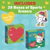 image:imagePeaceable Kingdom Valentines Box for Kids Valentines Day Box Kit for Valentines Cards for Kids Classroom  Rainbow Mailbox KitSports Eraser Valentines