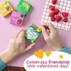 image:imagePeaceable Kingdom Valentines Cards for Kids Classroom Set of 28 Valentines Day Gifts  Silly Jokes with Fruit Charms