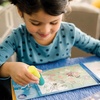 image:imagePeaceable Kingdom Water Art Animals Book Reusable Color Reveal Painting Pad Including Refillable Brush Pen Mess Free Creativity Activity Preschool Children Age 3 Early Motor Skill Builder