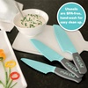 image:imagePlayful Chef Safety Knife Set for Kids  3 Knives Plastic Blades with Serrated Edges  Safe for Little Hands Ages 5 amp up  Dishwasher Safe