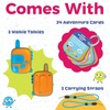 image:imageWalkie TalkAlong Scavenger Hunt amp Adventure Set  2 Rugged Walkie Talkies 1000 ft Range  24 Mission Cards  Outdoor Backyard Games for Kids Ages 3