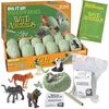 image:imageDig It Up Discoveries Wild Animals  Kit Includes 12 Eggs Each with a Different Animal 12 Chiseling Tools and Instructions