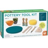 image:imageMindWare Beginner Pottery Tool Kit for Kids  8 Piece Set Includes Hand Wheel Sponge Rib Molding Tools and More
