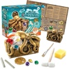 image:imageMindWare Dig It Up Discoveries Pirate Mystery Treasure Chest Giant Discovery Project for Kids  Dig Up 13 Treasures  Includes a Bonus Dig 2 Chisels and 1 Poster Filled with Pirate Facts and Lore