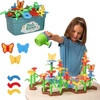 image:imageMindWare Flower Building Toy Set for 3 4 5 6 7 Year Old Girls and Boys Preschool and Kindergarten STEM Educational Building Toys for Kids Ages 48 Flower Garden Building Toy with Storage Case