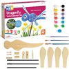 image:imageMindWare Make Your Own Dragonfly Wind Spinner Wood Craft Kit  Build amp Decorate for Ages 8 amp Up