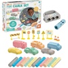 image:imageMindWare Oh So Fun Cars and Trucks Sidewalk Chalk Set Vehicle Shaped Chalk with Road Signs and Holders for Outdoor Creative Play 29 Piece Chalk Activity Set for Kids Ages 3 Gift for Toddlers
