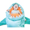 image:imageMindWare Oh So Fun Shark Sleeping Bag for Kids  Ages 3 and Up