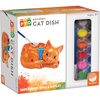 image:imageMindWare Paint Your Own Cat Dish  Porcelain Painting Figures for Kids Teens amp Adults Ages 8 amp Up  Includes 12 Paints and 2 Brushes