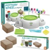 image:imageMindWare Pottery Wheel amp 75 Pounds AirDry Clay Pottery Kit  Pottery Wheel for Kids and Beginners  Includes Pottery Wheel amp Accessories  Ages 7 and Up