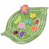 image:imageMindWare Sensory Sprouts Baby Water Mat Inflatable LeafShaped Tummy Time Play Mat with Floating Bugs for Sensory Play Visual Tracking and Neck Strength Development for Babies 6 Months and Up