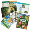 image:imagePeaceable Kingdom Animals Sticker Activity Book  200 Colorful Stickers 38 Pages of Coloring Puzzles amp Reusable Puffy Sticker Scenes for Ages 3