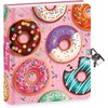 image:imagePeaceable Kingdom Donut Diary 625 Lock and Key Lined Page Diary for Kids