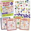 image:imagePeaceable Kingdom Holiday Bingo  4 Holiday Themes Up to 28 Players  Valentines Day St Patricks Day Halloween amp Christmas  Complete Bingo Set with Boards Chips amp Tokens