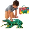 image:imagePeaceable Kingdom Jumbo Dinosaur Floor Puzzle 51 Pieces  Large Jigsaw Puzzle Gift for Toddlers and Kids Ages 5  Shiny DinosaurTRex