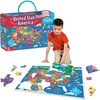 image:imagePeaceable Kingdom Jumbo USA Floor Puzzle 54 Pieces  Large Jigsaw Puzzle Gift for Toddlers and Kids Ages 5  United States of America