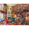 image:imagePeaceable Kingdom Library Pass Along Puzzle 500 Pieces with Log on Box  Large Jigsaw Puzzle Gift for Kids amp Teens Ages 8  Cozy Library