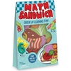 image:imagePeaceable Kingdom Math Sandwich Game Preschool Math Games for Kids Ages 3 and Up  Includes 100 Felt Food Pieces 10 Menu Cards Dry Erase Marker amp Guest Check Tablet for Pretend Restaurant Play