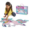 image:imagePeaceable Kingdom Shimmery Unicorn Floor Puzzle  44Piece Giant Floor Puzzle for Kids Ages 3 amp up  FunShaped Puzzle Pieces  Great for Classrooms