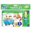 image:imageWater Art Book Vehicles  Reusable ColourwithWater Activity Book  Refillable Water Brush Pen  5 Fun Vehicle Scenes  No Mess Ages 3