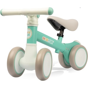 image:imageMindWare Balance Bike 1 Year Old Baby First Bicycle for Toddlers 12 First Birthday Gift Ideas Interactive Montessori Ride On Toy  Oh So Fun Teal