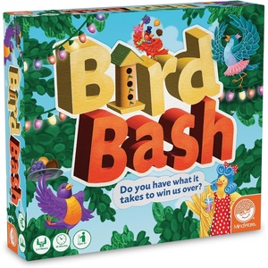 image:imageMindWare Bird Bash Family Board Game for 24 Players  Easy to Learn and Play in 40 Minutes  Earn Points with Action Cards  Fun Kid Board Games for Ages 8 and Up