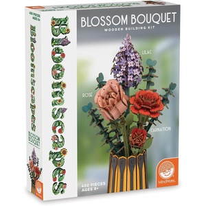 image:imageMindWare Bloomscapes Blossom Bouquet Wooden Flower Building Kit  Ages 8 and Up