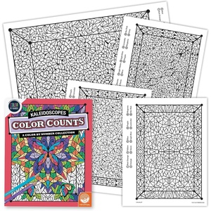 image:imageMindWare Color By Number Color Counts Kaleidoscopes