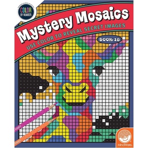 image:imageMindWare Color by Number Mystery Mosaic Book 18  Ages 6 amp up