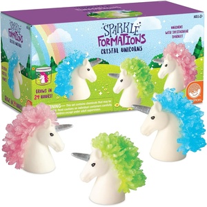 image:imageMindWare Crystal Growing Kit Unicorns  STEM Science Experiment for Kids Grow Sparkling Crystals on Unicorn Figurines Ages 8 and Up