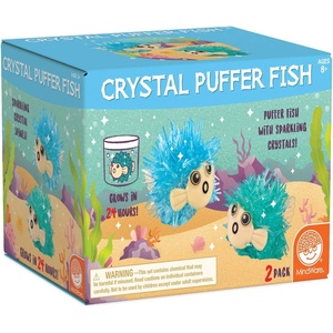 image:imageMindWare Crystal Growing Kits Puffer Fish Set of 2  Cute DIY Crystal Growing Kits for Kids amp Teens  Funky mini Science Experiment in an 8pc kit  Crystals Grow in 24 Hours