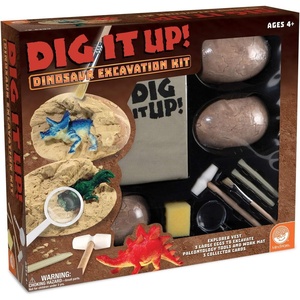image:imageMindWare Dig It Up Dinosaur Excavation Kit  Discovery Gift kit for Kids  Learn About Dinosaurs  3 Large Dino Digs with Explorer Vest 5 Realistic Tools Cleanup mat amp Educational Funfact Cards