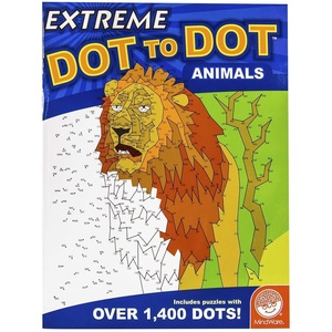 image:imageMindWare Extreme Dot to Dot Animals Book Puzzles Range from 300 to over 1400 Dots Features 8 2Page Spreads