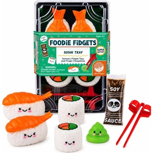 image:imageMindWare Foodie Fidgets Sushi Tray Set of Squishy Toys for Kids and Adults  Ages 5 and Up