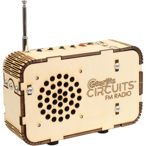 image:imageMindWare Gearjits FM Radio Building Set  Build a Real Working FM Radio STEM Electronics Kit with Wooden Parts HandsOn Science amp Engineering Project