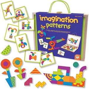 image:imageMindWare Imagination Patterns Creative Magnetic Play with Patterned Shapes